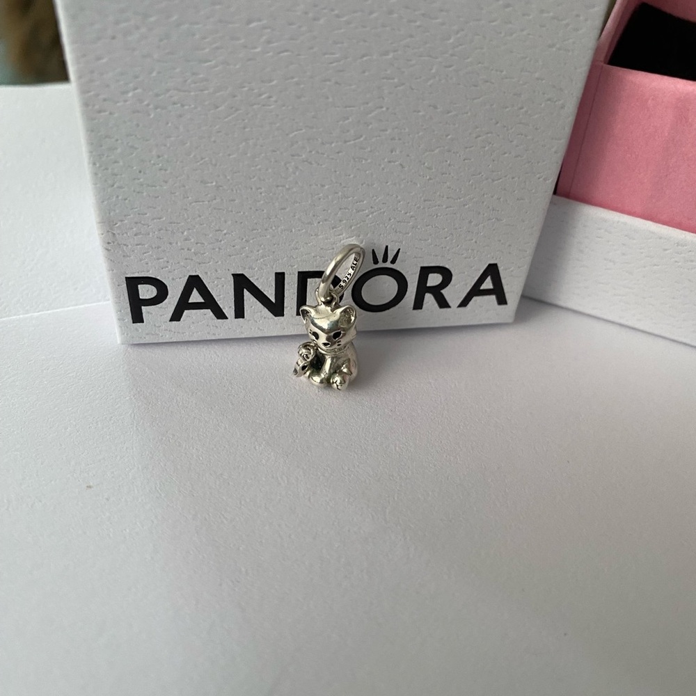 Pandora Silver Cat Charm